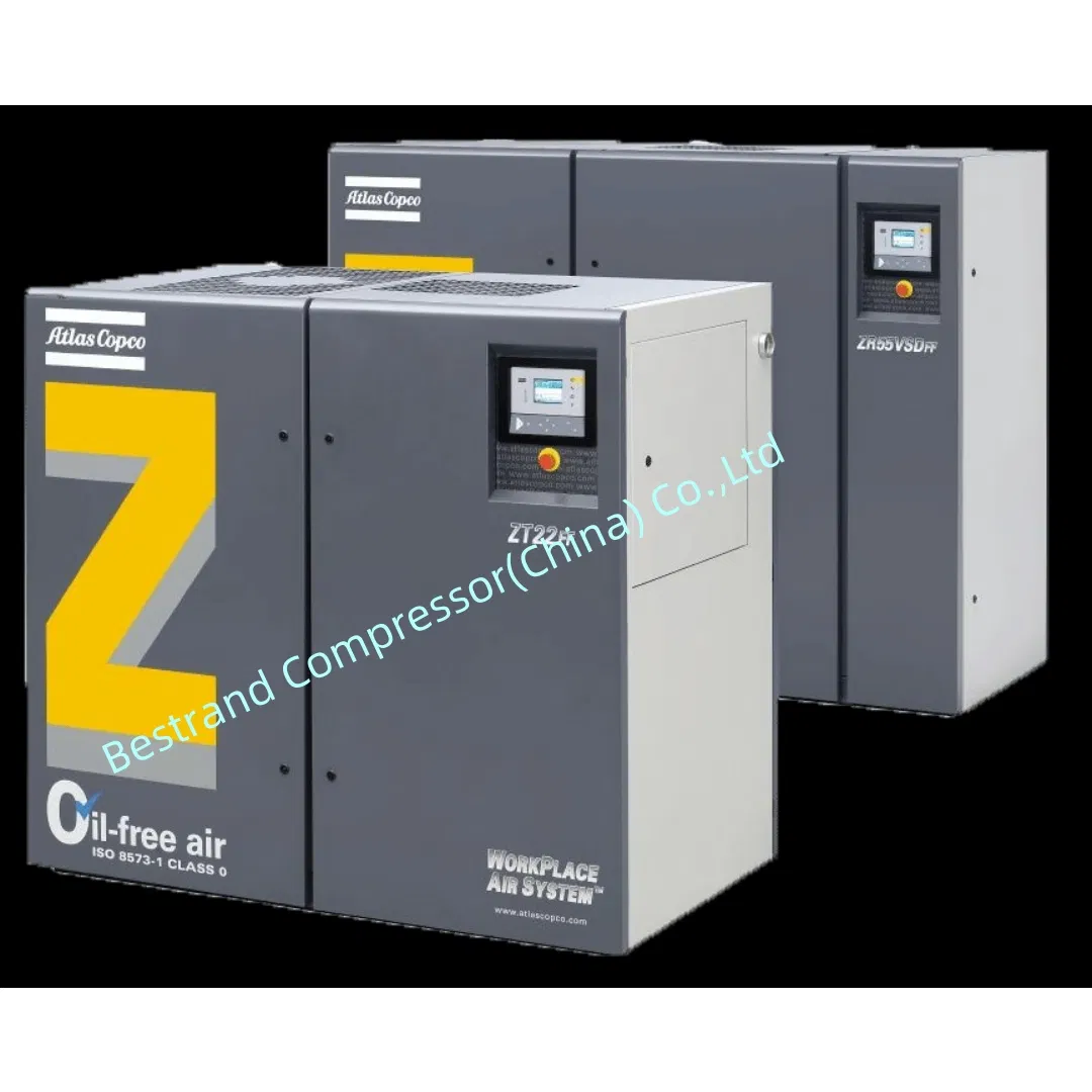 High-Performance Atlas Copco Zt18 Oil-Free Air Compressor for Medical Use