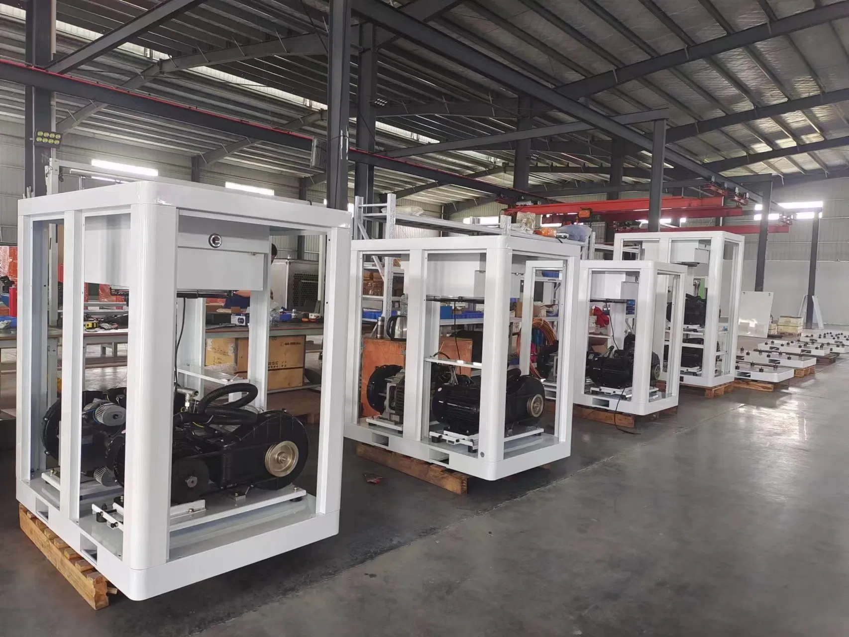 Chinese Manufacturer Industrial Electric 3.7kw 5.5kw Dentist Medical Silent Oil Free Less Scroll Head Pump Element Screw Air Compressor