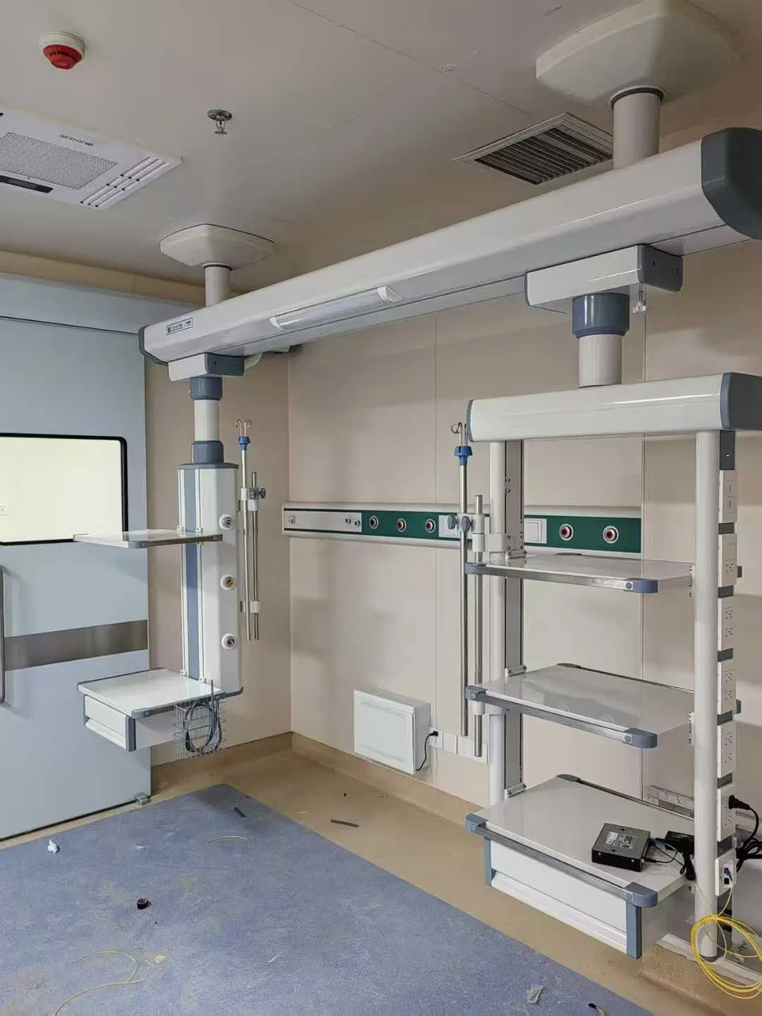 ICU Medical Bridge Pendant (Dry-Wet Separation) with Gas/Electrical Outlets &amp; Adjustable Platform, for Intensive Care Unit