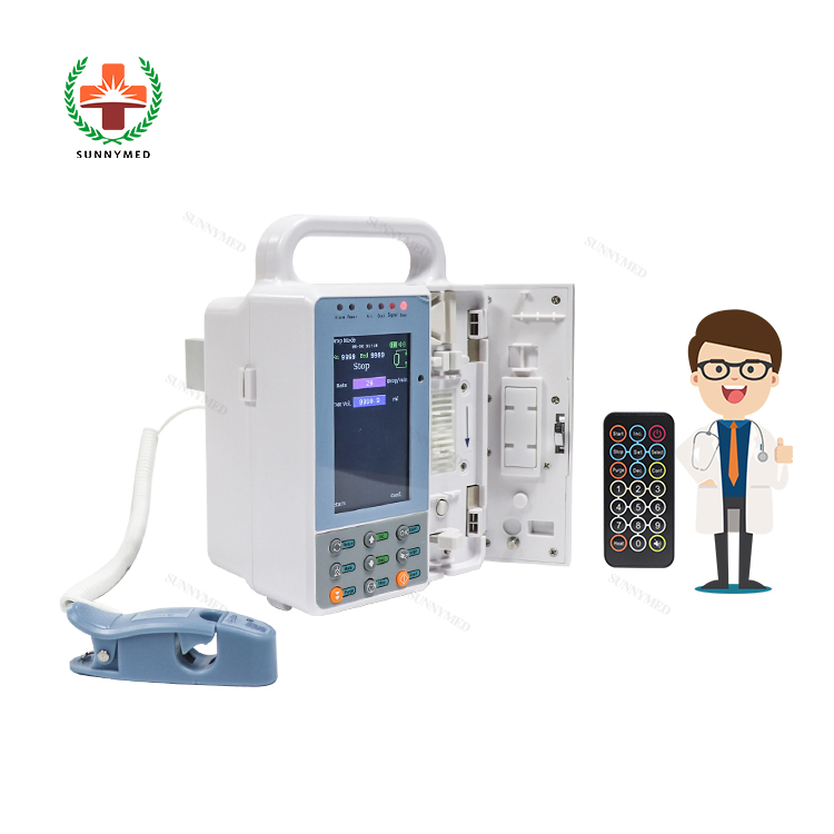 Sy-G076-1 Quick Delivery! Portable IV Infusion Pump Price with Drip Sensor