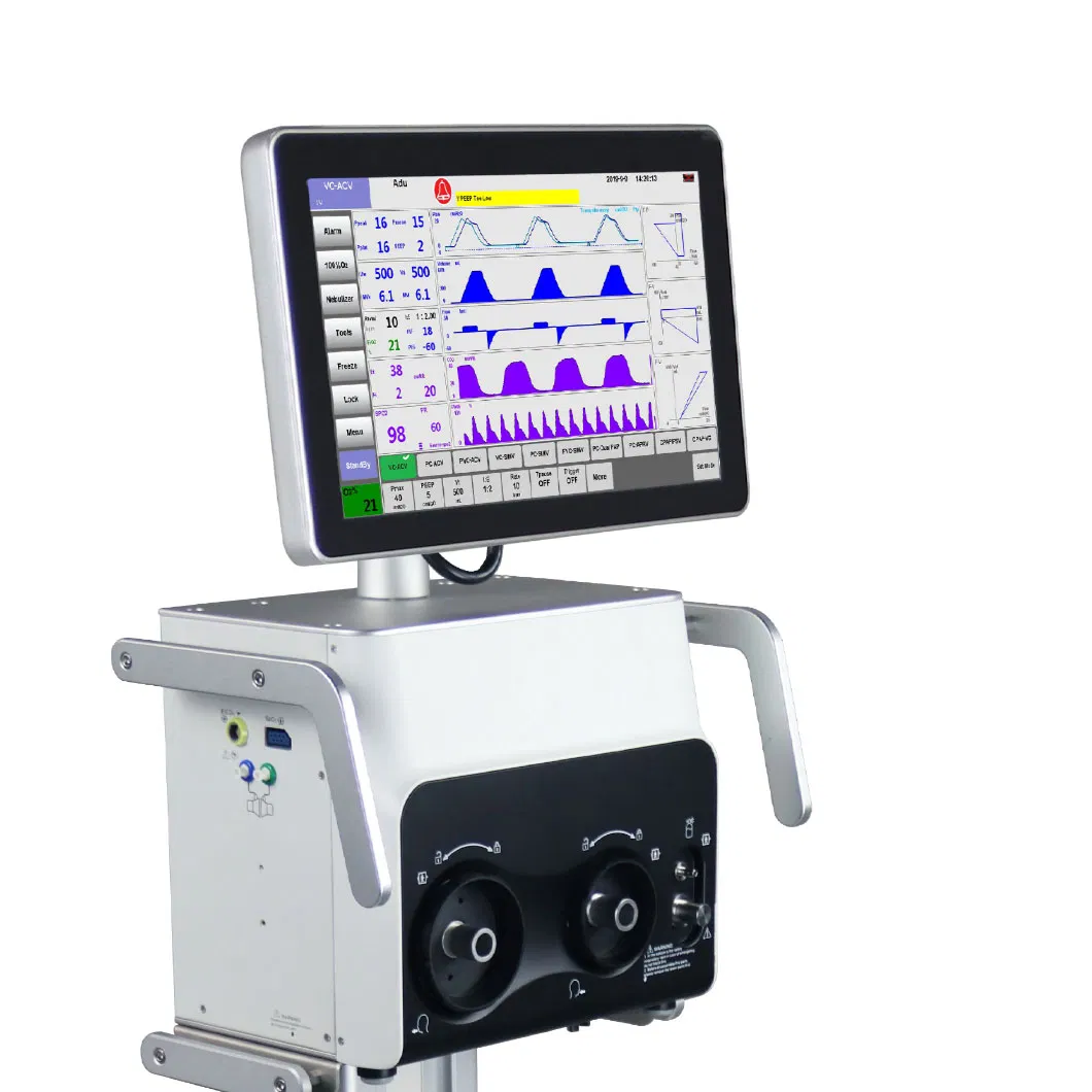 High Quality Medical Device Hospital ICU Ventilator for Infant