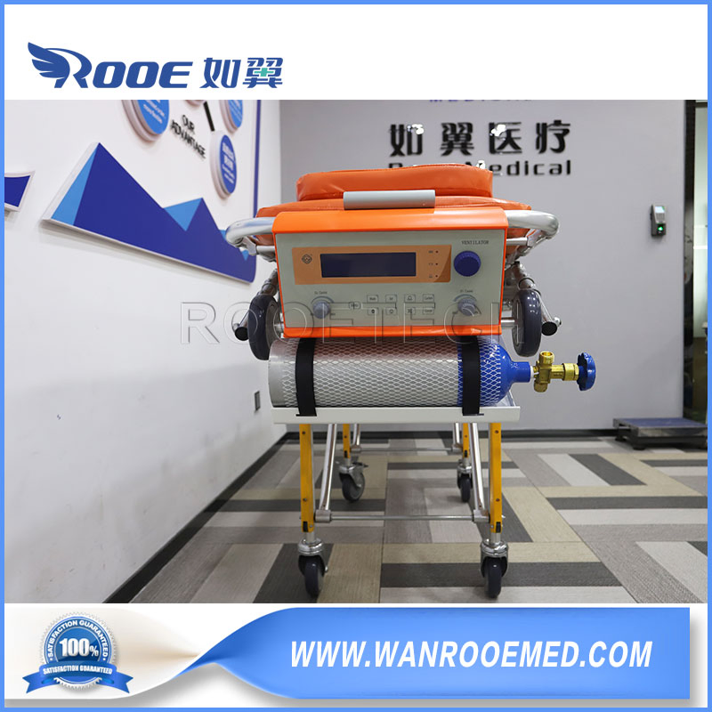 AV-2010 Medical Emergency Movable Portable Oxygen Breathing Ventilator for Ambulance