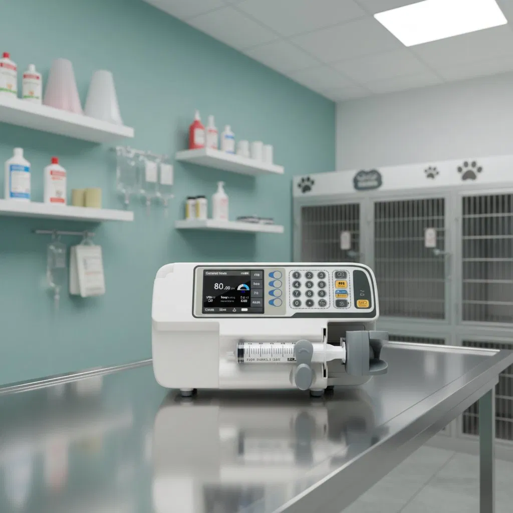 High Precision Human Vet Infusion Pump Portable Medical Pump for ICU