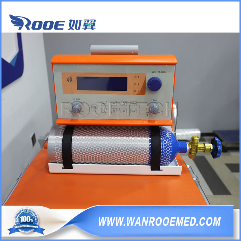 AV-2010 Medical Emergency Movable Portable Oxygen Breathing Ventilator for Ambulance
