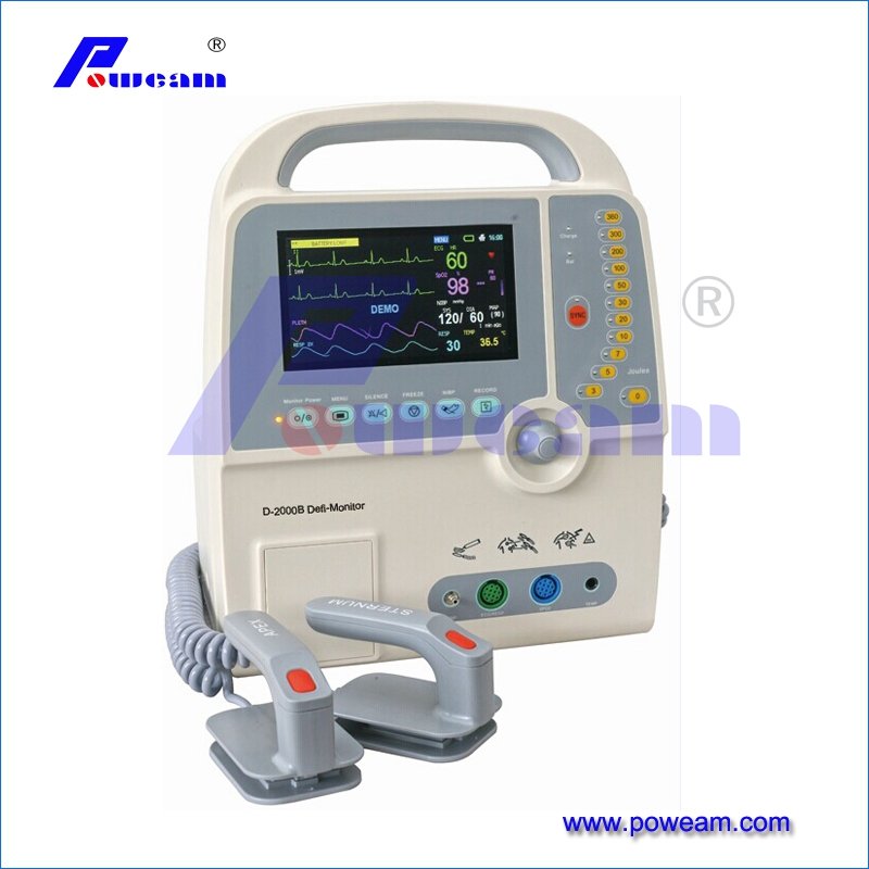 Hospital Aed Professional Biphasic Defibrillator Monitor