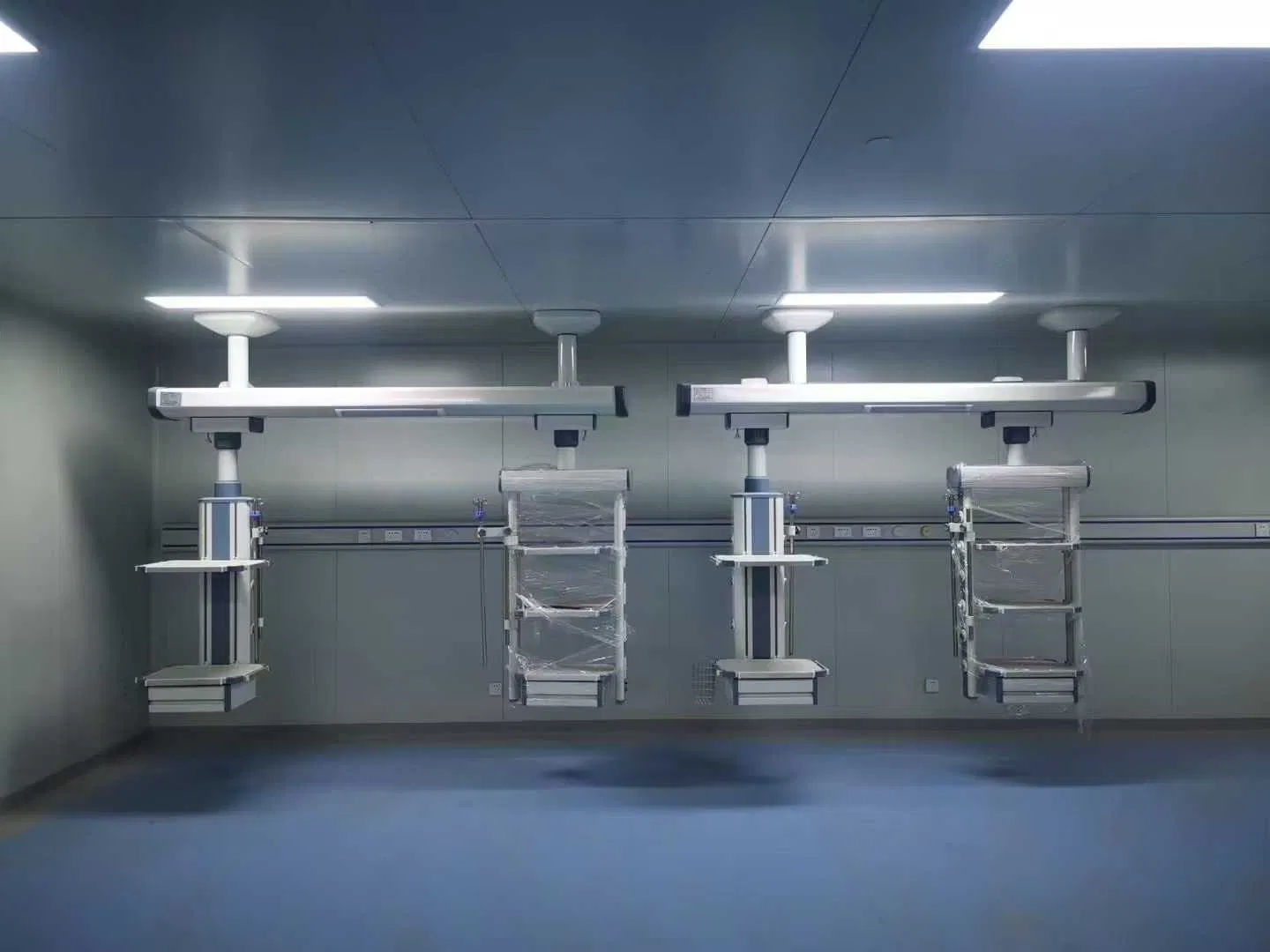 ICU Medical Bridge Pendant (Dry-Wet Separation) with Gas/Electrical Outlets &amp; Adjustable Platform, for Intensive Care Unit