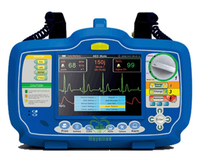 Aed External Defibrillator Desfibrilador Yj-D9000 Automated External Defibrillator Monitor Medical