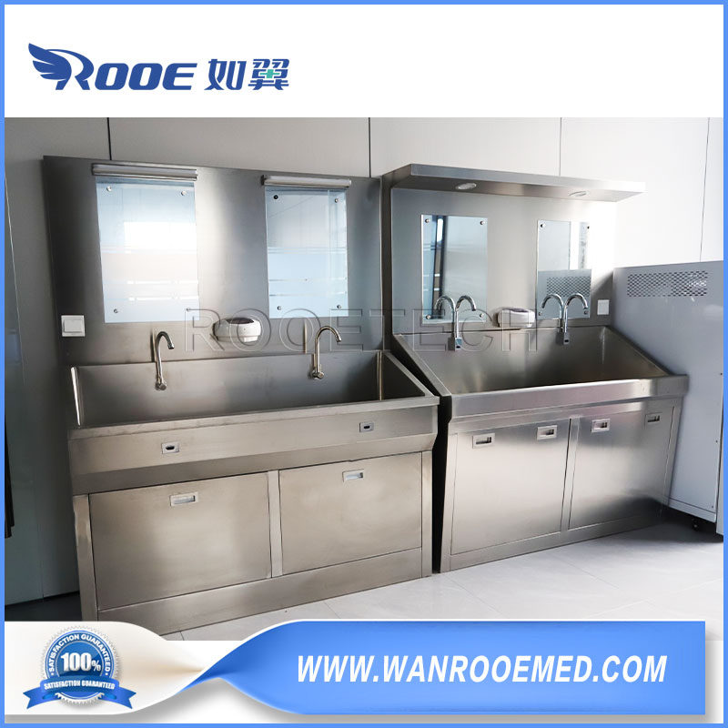 304 Stainless Steel Doctor Surgical Hand Washing Trough Operating Theatre Scrub Sink