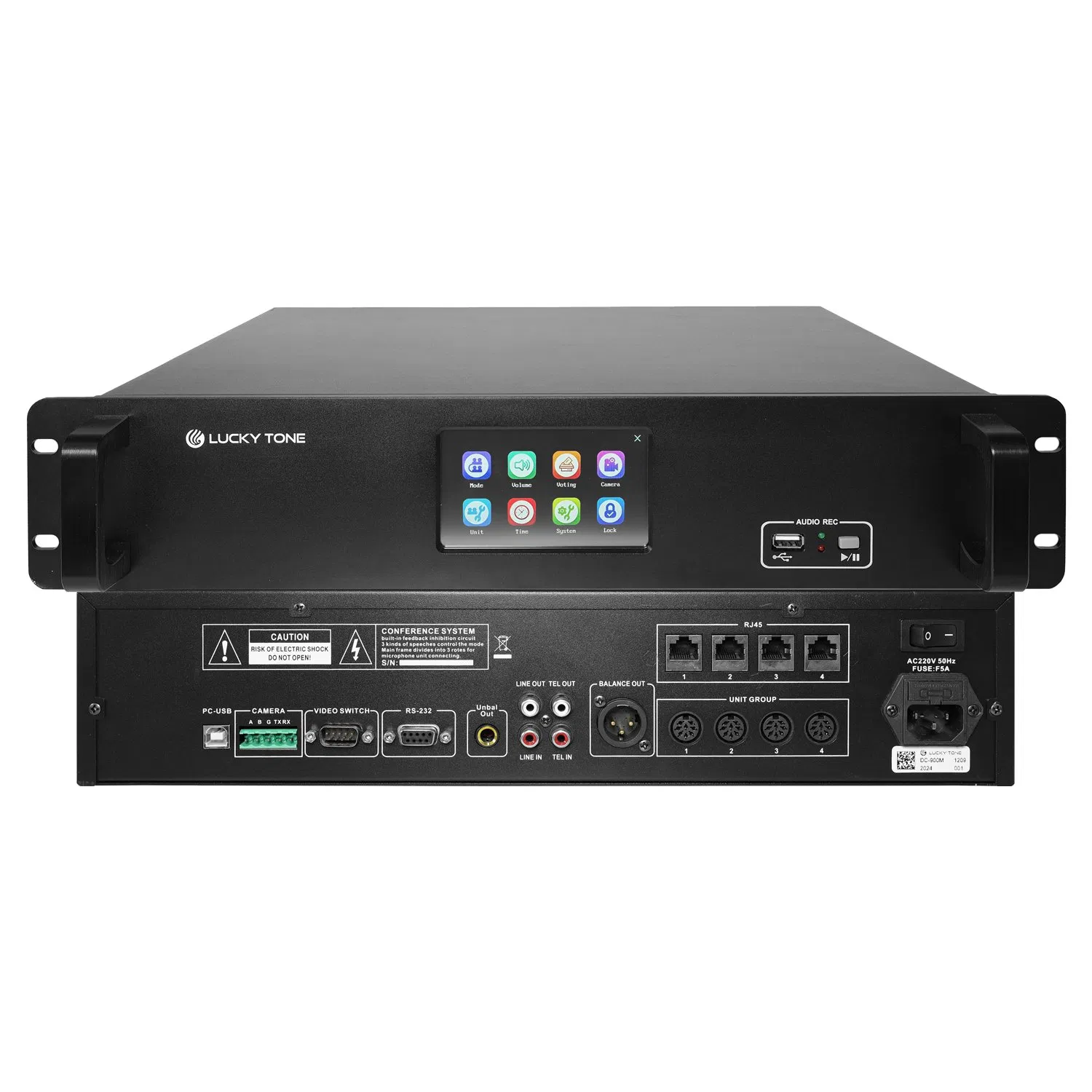 Digital Professional Conference System with Discussion, Visual Tracking, Sign-in, Voting and Recording