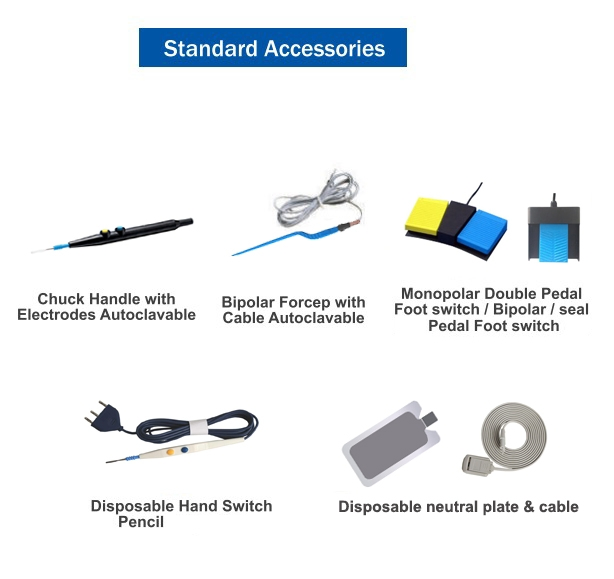 Ltsg14 Surgical Equipment Medical Surgery Esu Nine Mode Bipolar RF Electrosurgical Unit