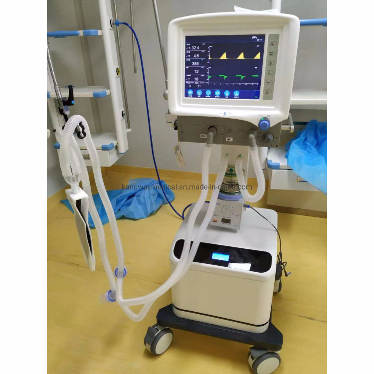 Hospital Medical Breathing Apparatus Type Portable ICU Ventilator for Adult Pediatric and Infant
