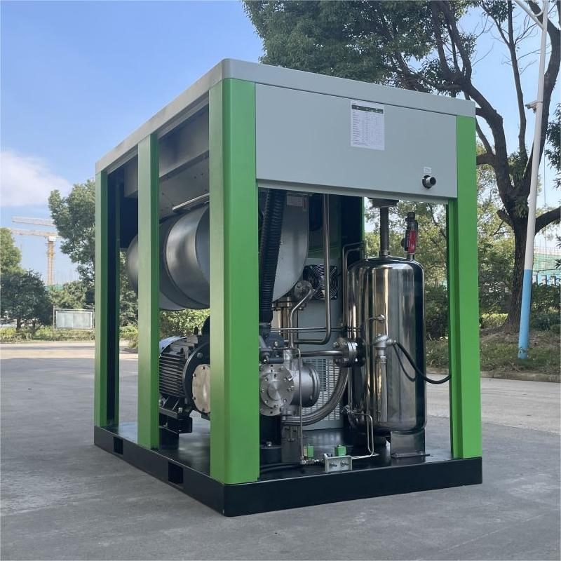 Industrial Stationary Similar Ingersoll Rand Atlas Copco 7 8 10 Bar 55kw Medical Oil Free Electric Direct Driven Pmsm VSD Rotary Screw Type Air Compressor