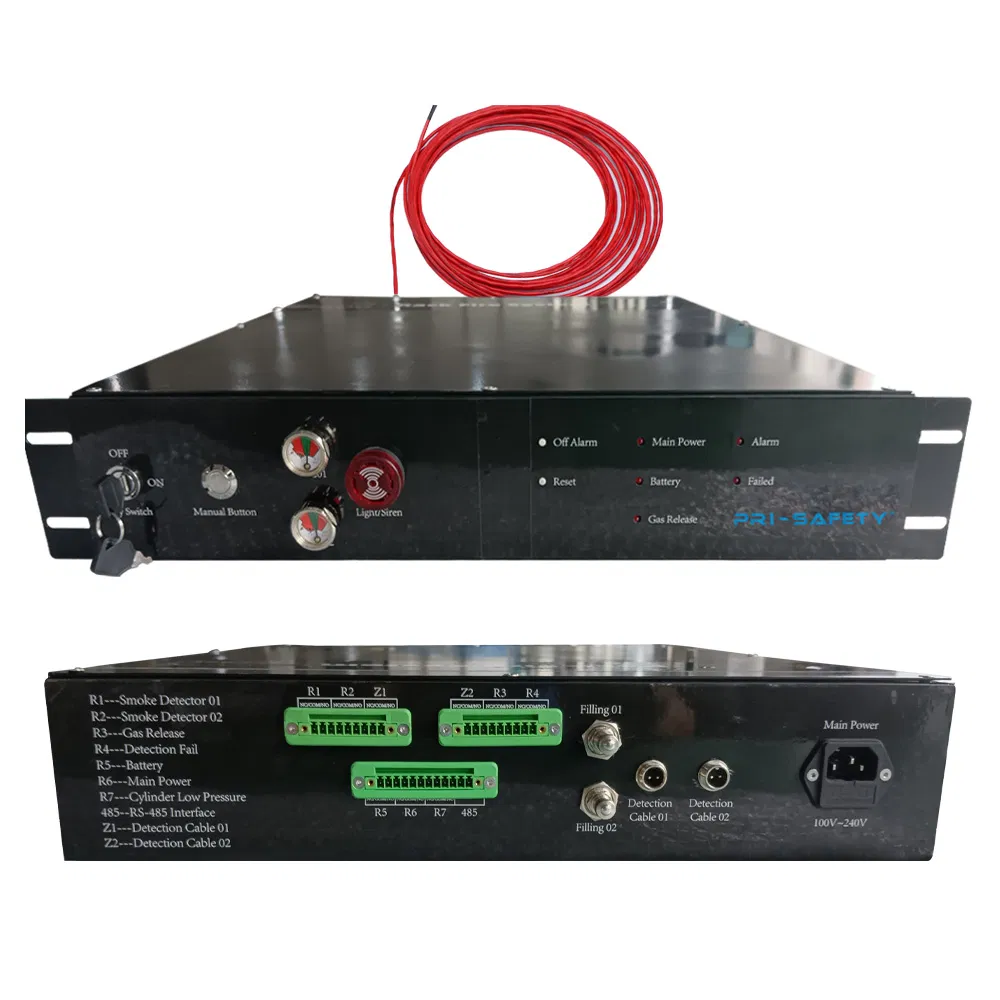 1u 2u 3u Server Rack Cabinet Fire Suppression System