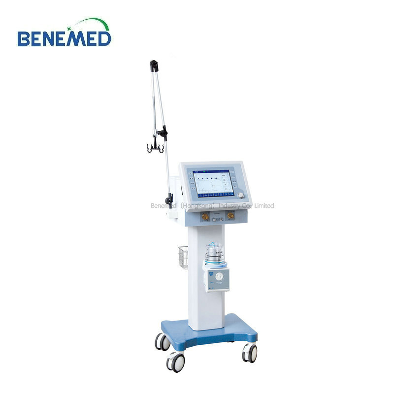 Quality Medical Emergency Equipment ICU Ventilator with Air Compressor