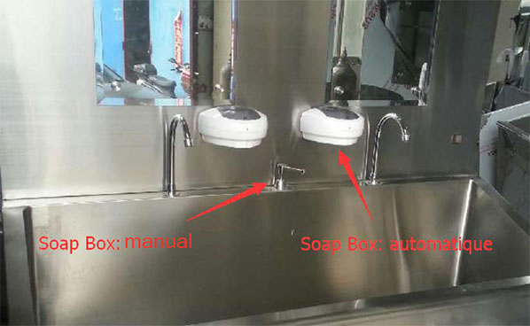 Hospital Stainless Steel Surgical Scrub Sink (THR-SS078)