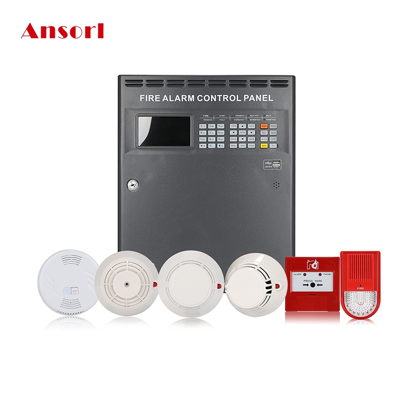 1 Loop 324 Address Smoke Fire Alarm Systems Addressable Types