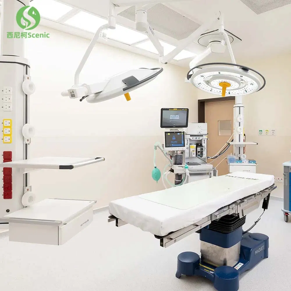 Digital Operating Room Wall System for Hospital Surgical Suite Integration