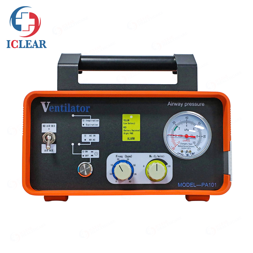 Portable Medical Emergency Ventilator Patient Transport Ventilators for Ambulance
