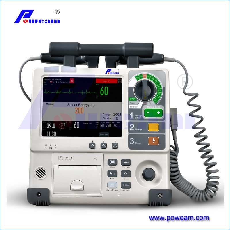 Hospital Aed Professional Biphasic Defibrillator Monitor