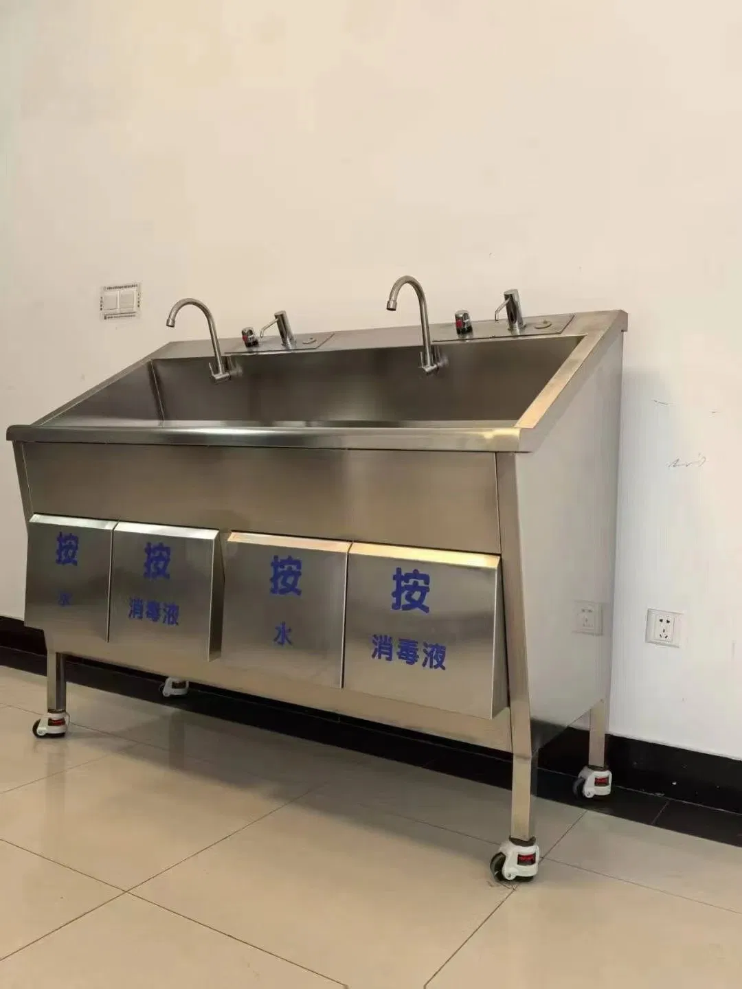 Wholesale Surgical Scrub Sink Hospital Hand Wash Sink for Clinic 304 Stainless Steel Sink