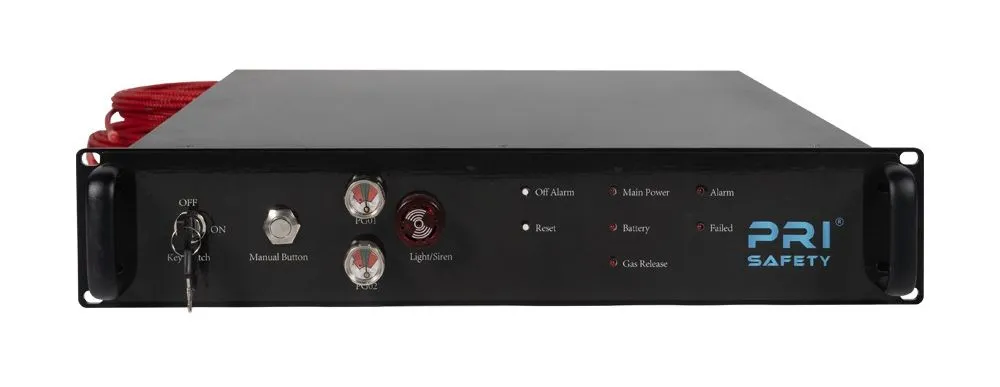 Server Rack Fire Suppression