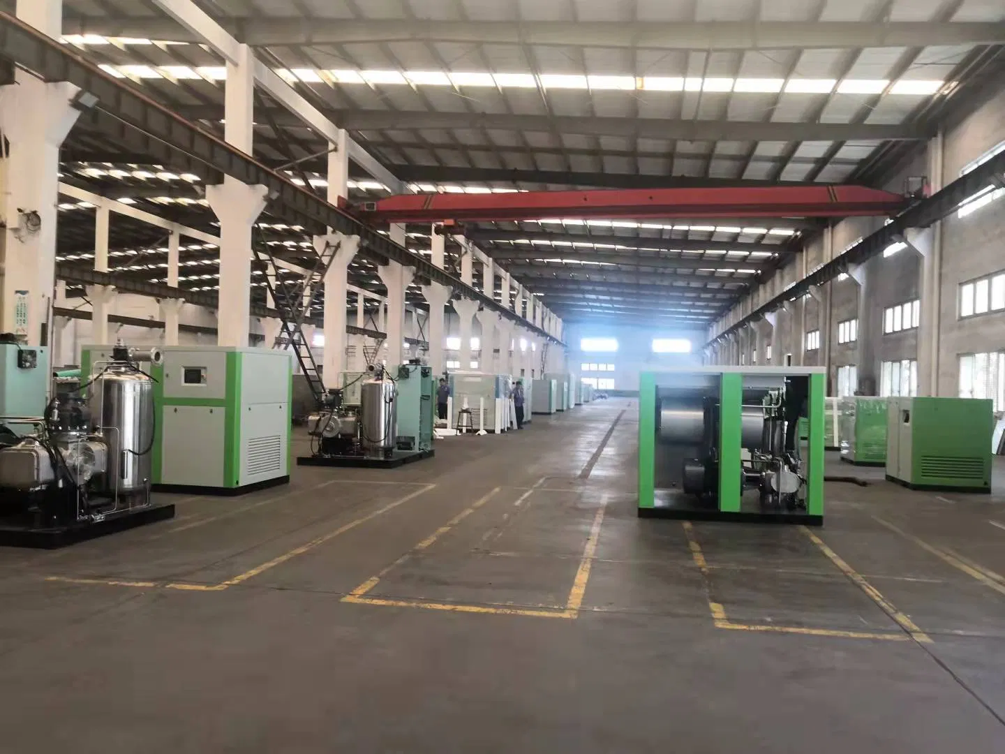 7-16bar Silent 100% No Oil Free/Oilless Direct Driven Stationary Rotary Screw Type Air Compressor Water Lubricated for Medical/Food Industrial