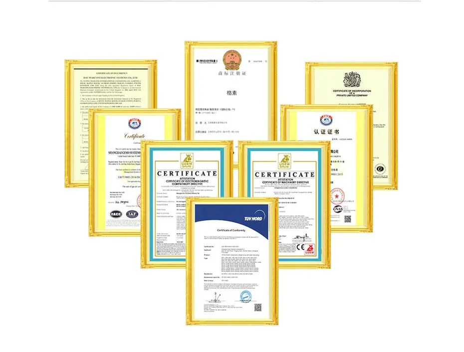Quality Certifications