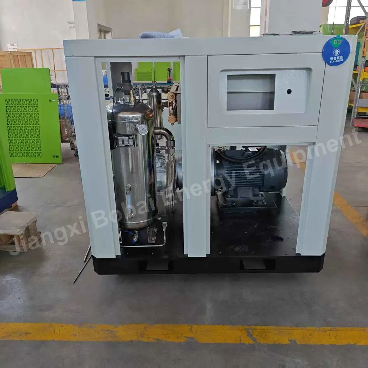 1/2 Price of Atlas Copco 8bar 10bar Medical Dry Oil Free VSD Rotary Screw Type Water Lubricating Air Compressor