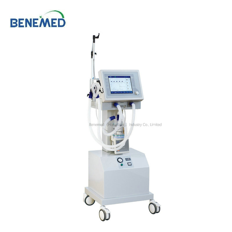 Quality Medical Emergency Equipment ICU Ventilator with Air Compressor