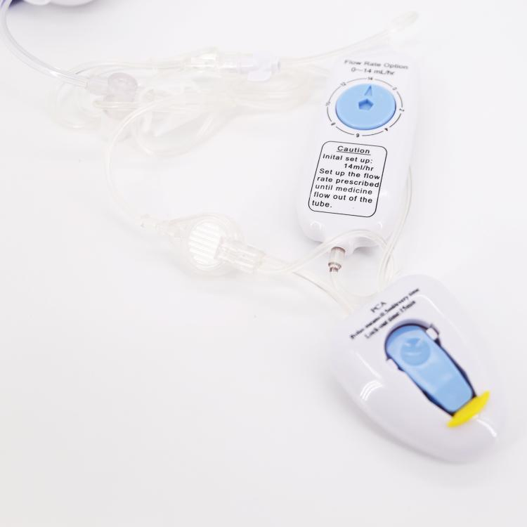 Easy to Control Infusion Pump with Elastic Silicon Capsule