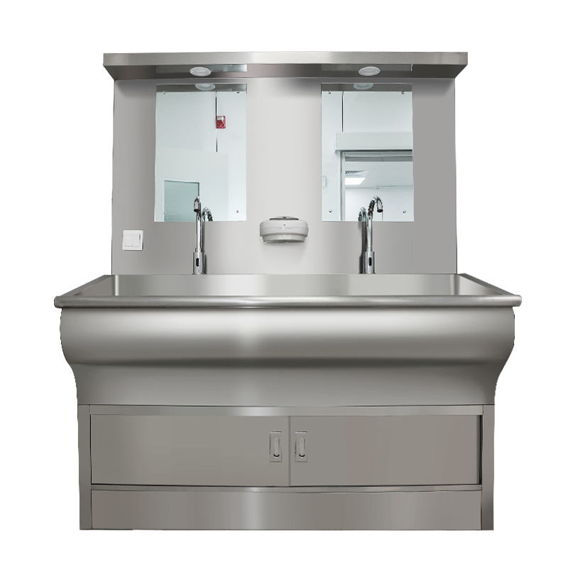 Factory Foot Pedal Hand Wash Sink 304 Stainless Steel Medical Surgical Operating Theatre Scrub Sink for Hospital