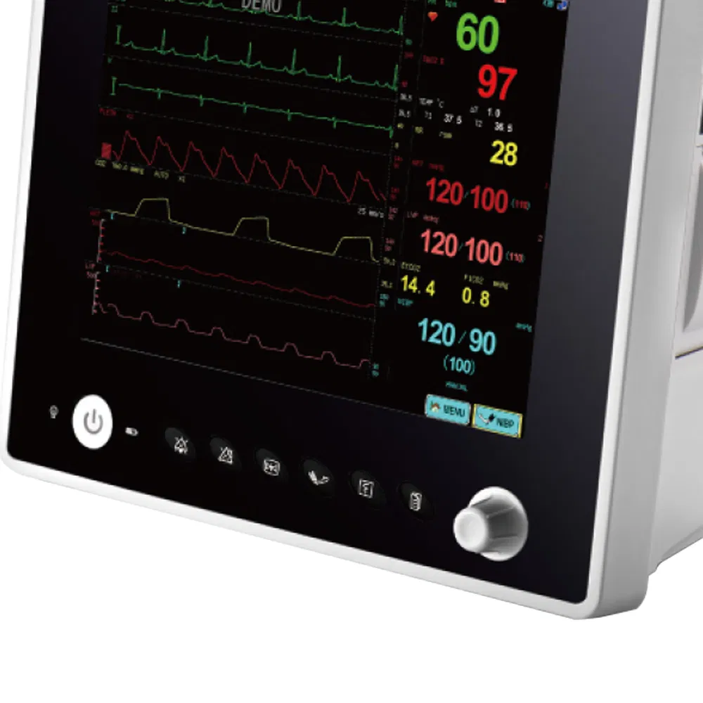 Patient Machine Etco2 Monitor with 12.1 Inch Touch Screen Patient Center Monitor System