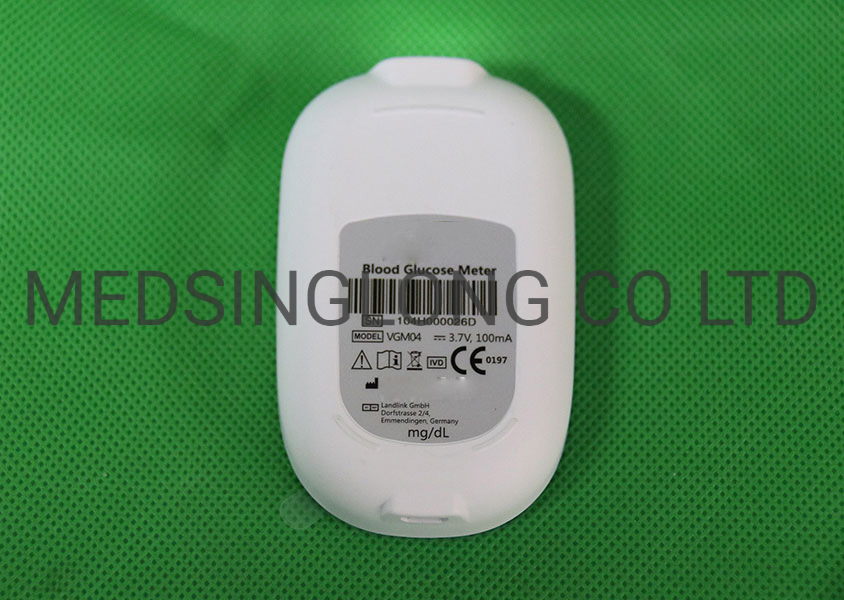 Venta Caliente Medidor de Glucosa en Sangre Bluetooth Micro-USB con CE ISO FDA Aprobado Mslbg110