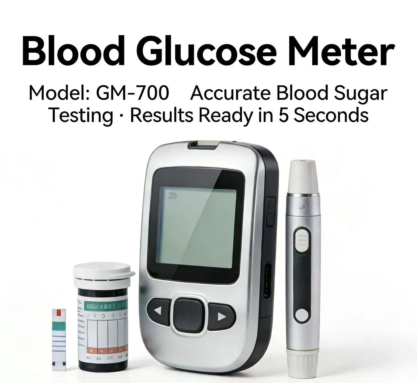 Medidor de glucosa en sangre profesional para un monitoreo preciso de la diabetes