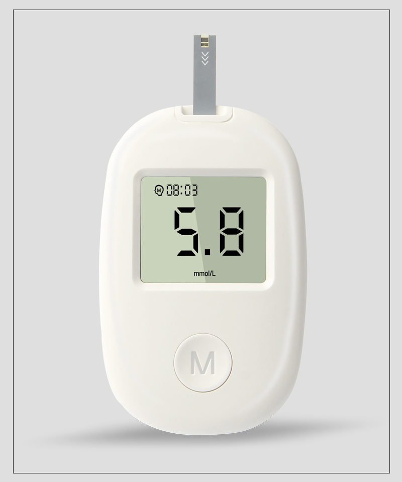 Monitor de glucosa en sangre digital inteligente automático inalámbrico sin código para uso médico en casa