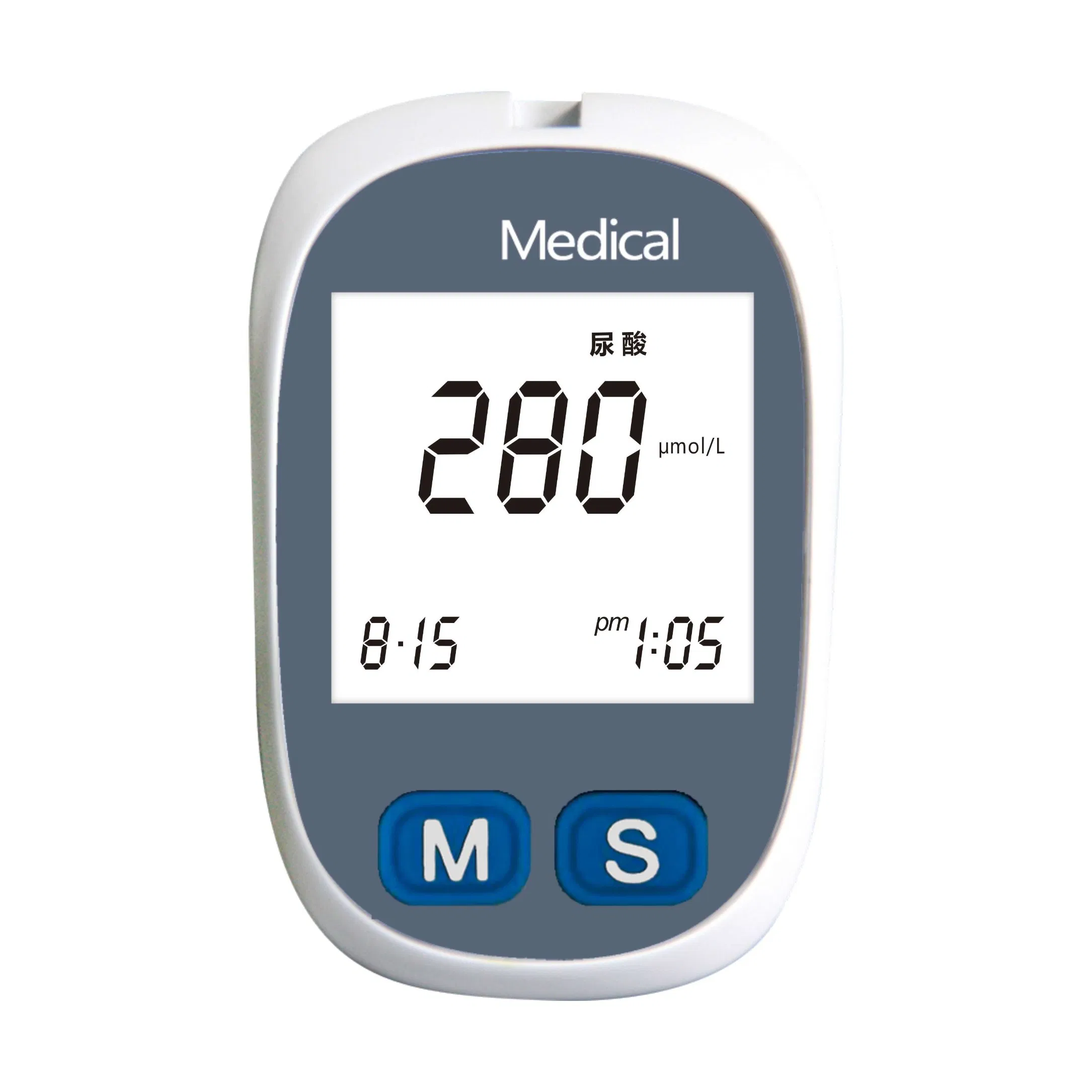 Equipo de prueba de glucosa en sangre digital portátil e inteligente para diabetes, medidor de glucosa para el hogar o hospitales