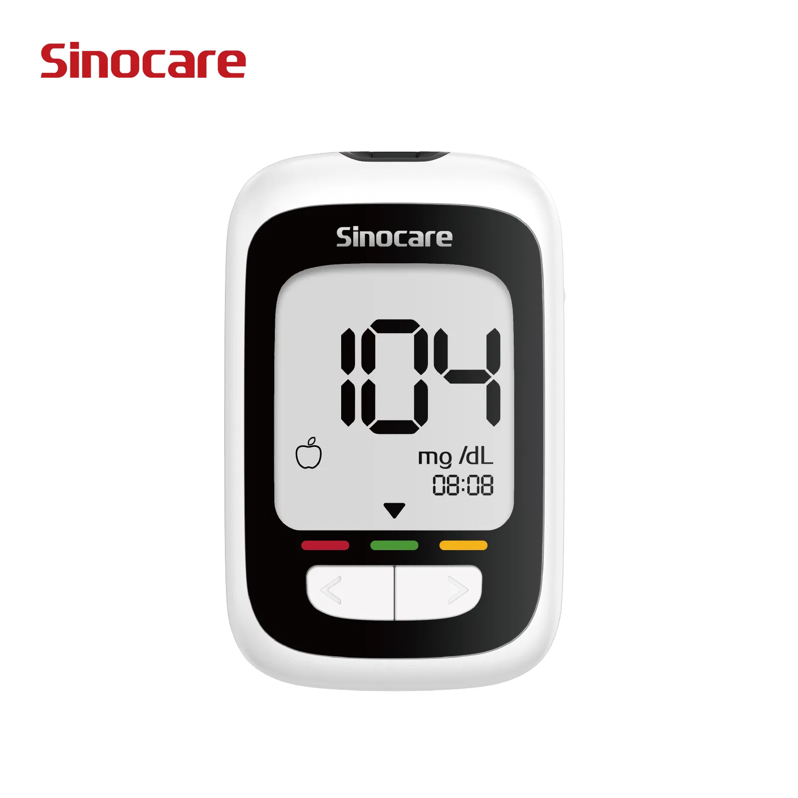 Medidor de glucosa en sangre Sinocare Accurate, tiras reactivas y lancetas, prueba de glucosa en sangre totalmente automática