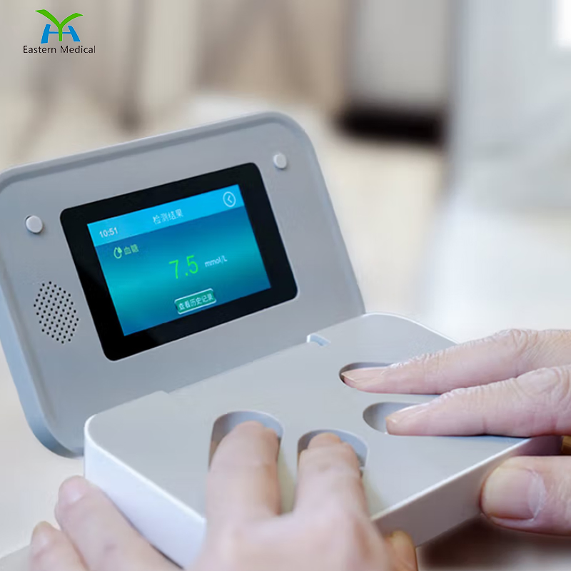 Equipo Médico de Hospital Monitor Digital de Glucosa en Sangre Medidor de Glucosa en Sangre No Invasivo