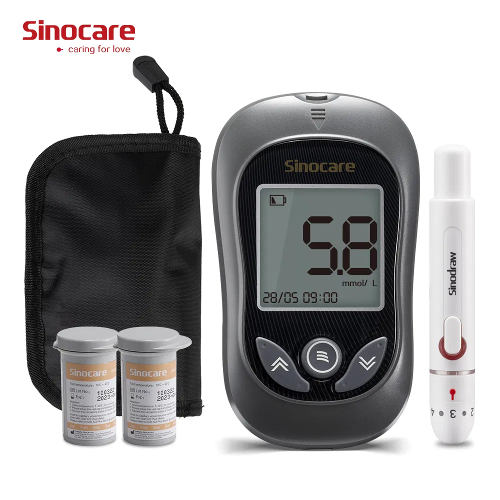 Dispositivo de monitores de sangre Sinocare sin punción medidor de glucosa