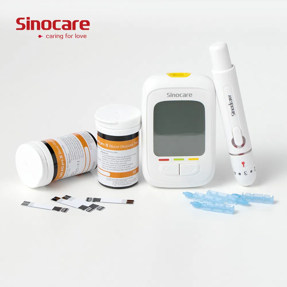Tiras de prueba para medidor de glucosa en sangre Sinocare, medidor de glucosa en sangre, cuidado de la diabetes, medidor de glucosa en sangre Contour Plus, medidor de glucosa en sangre multifuncional