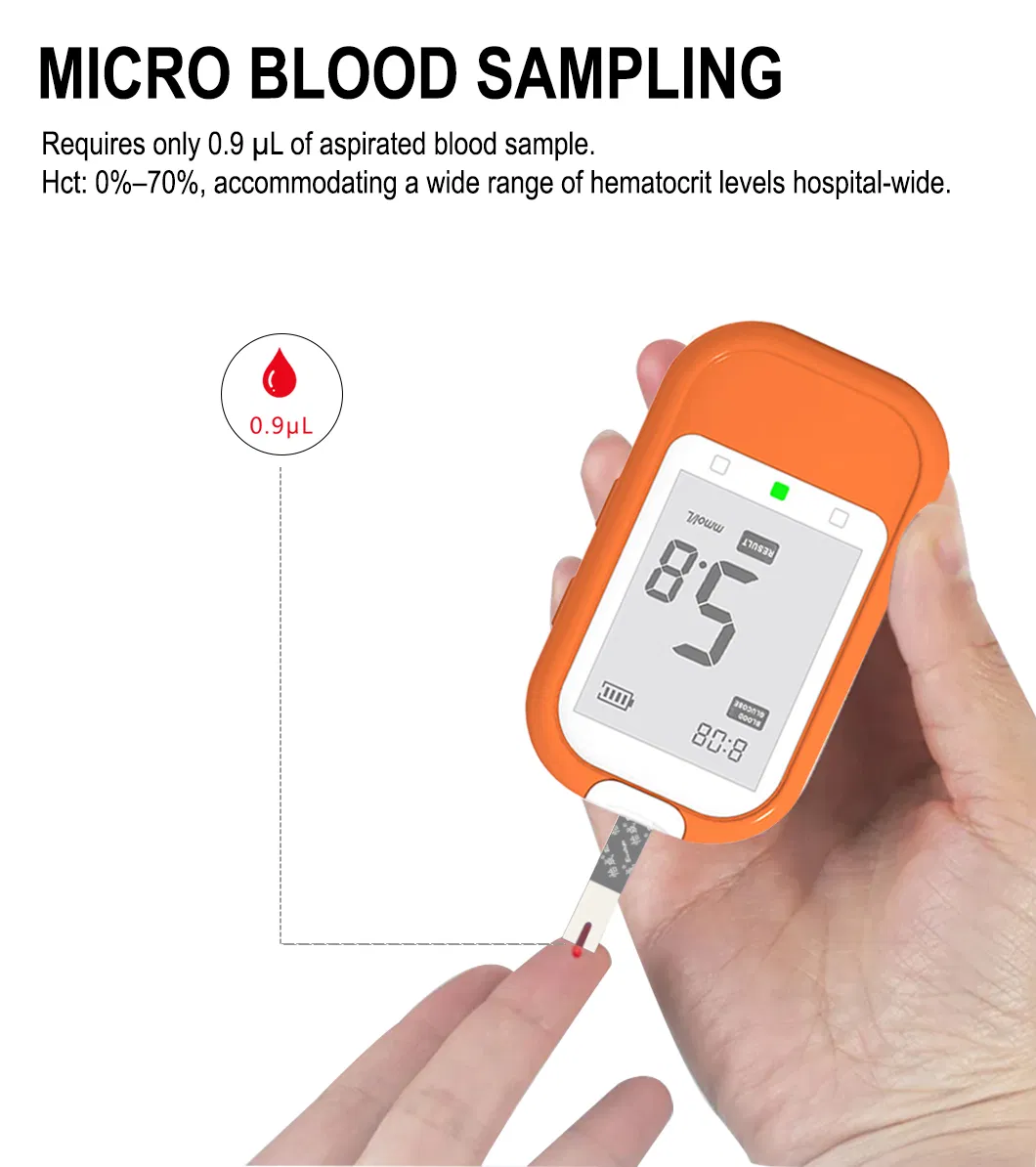 Medidor de Glucosa en Sangre / Sin Necesidad de Codificación