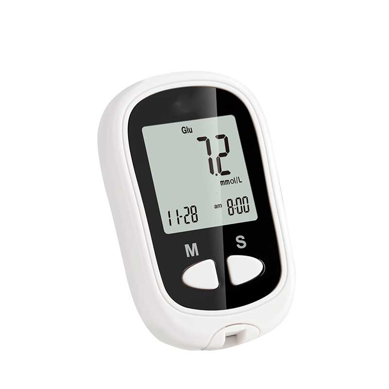 Nuevo Monitor de Glucosa en Sangre LCD Portátil Dispositivo de Análisis de Azúcar para el Hogar con 50 Aguja y 50 Tiras de Prueba