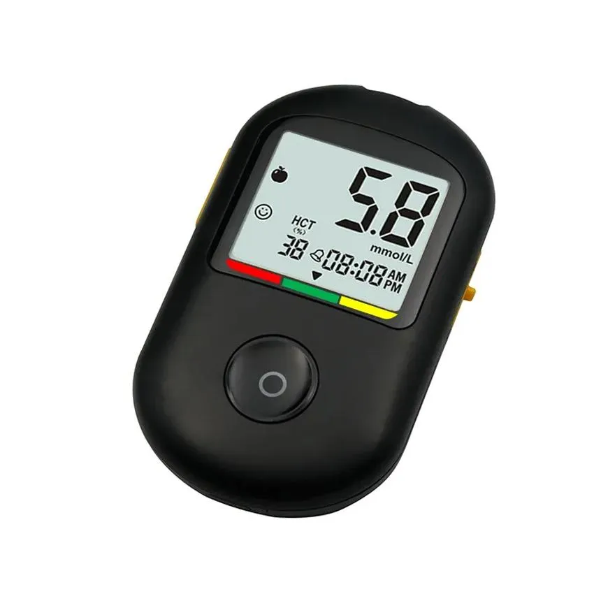 Medidor de glucosa en sangre digital, dispositivo de prueba de glucosa para diabetes preciso