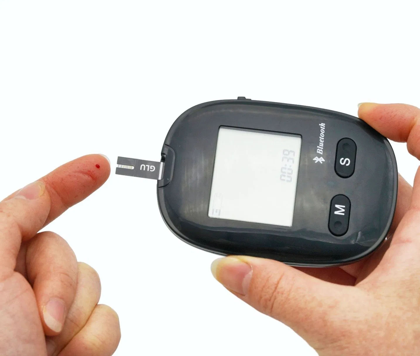 Medidor de glucosa en sangre Bluetooth inteligente para lecturas precisas
