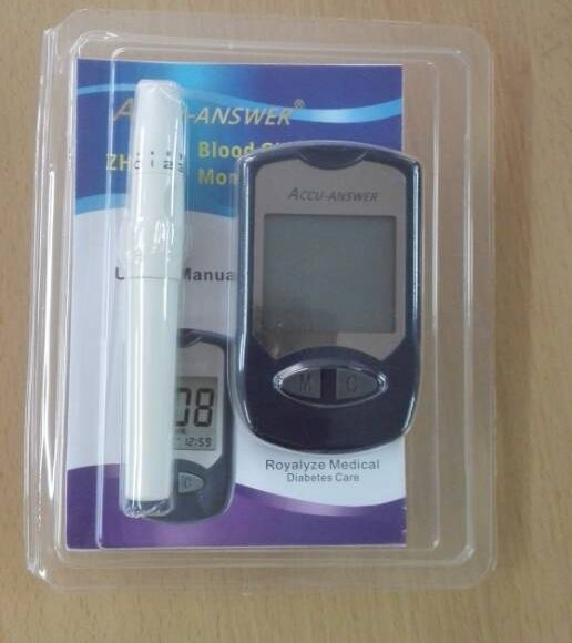Tira de prueba de glucosa, medidor de glucosa, monitores, sensor, precio, medidor de glucosa inteligente