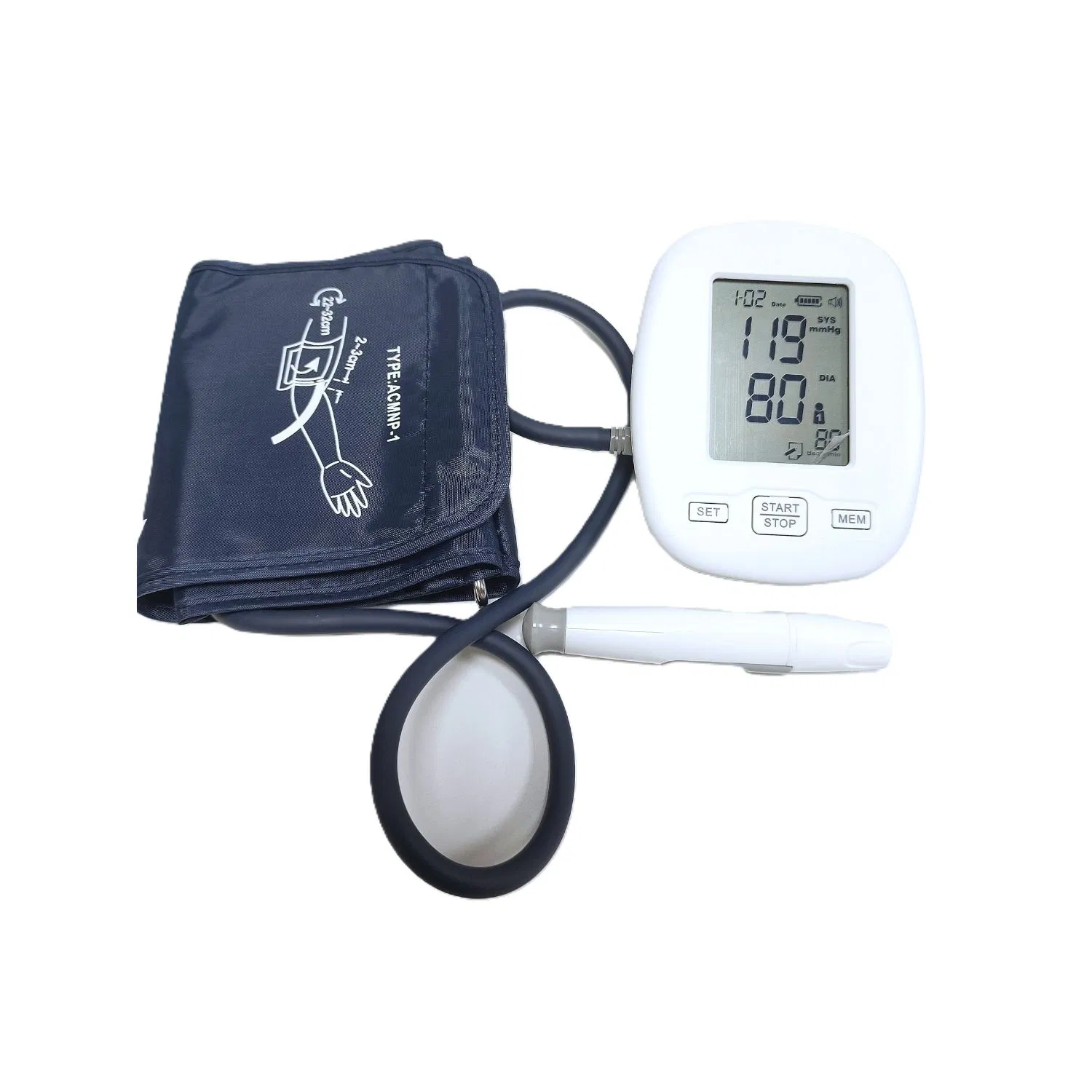Kit de Monitor Personal de Presión Arterial y Medidor de Glucosa en Sangre 2in1 con PCBA