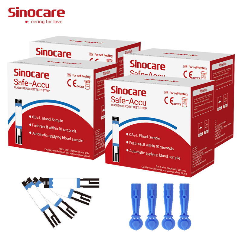 Medidor de glucosa en sangre Sinocare hecho para uso doméstico