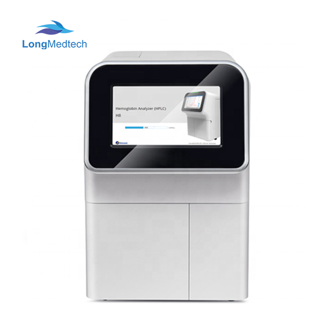 Analizador de Hemoglobina de Laboratorio HPLC Cromatografía Líquida de Alta Resolución (HPLC) Totalmente Automático H8 Analizador de Hemoglobina