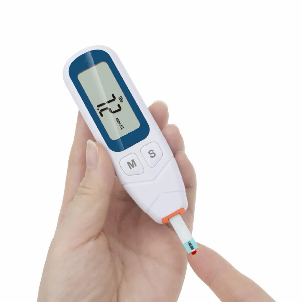 Máquina de prueba automática digital de microcolección de sangre para medir la glucosa en sangre con precisión
