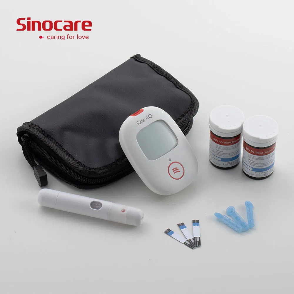 Medidores de Prueba de Diabetes Sinocare Máquina de Prueba de Azúcar en Sangre Glucometro Precio Medidor de Glucosa en Sangre